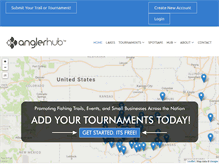 Tablet Screenshot of anglerhub.com